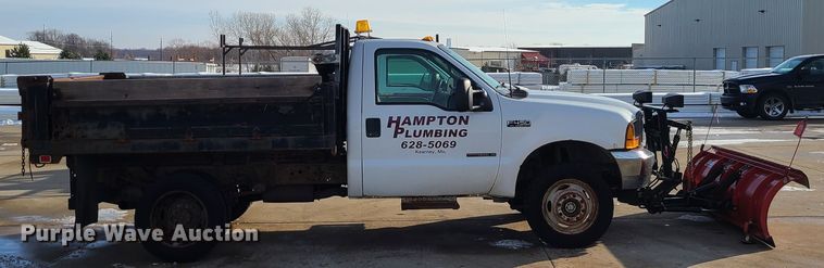 image for item GB9183 2000 Ford F450 Super Duty XL  dump truck