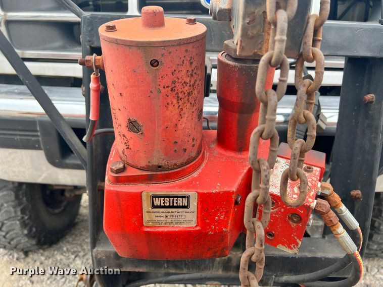 image for item ID9663 Western  snow plow