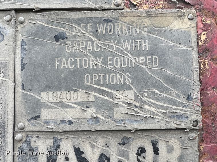 image for item ID9690 Taylor Y-20-W0M  forklift