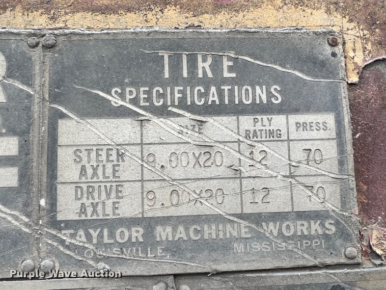 image for item ID9690 Taylor Y-20-W0M  forklift