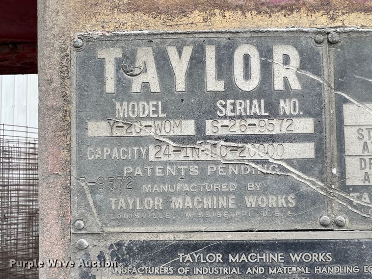 image for item ID9690 Taylor Y-20-W0M  forklift