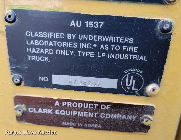 image for item IM9757 Clark C500-S80  forklift