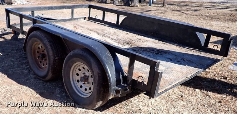 image for item IS9379 Shop built utility trailer