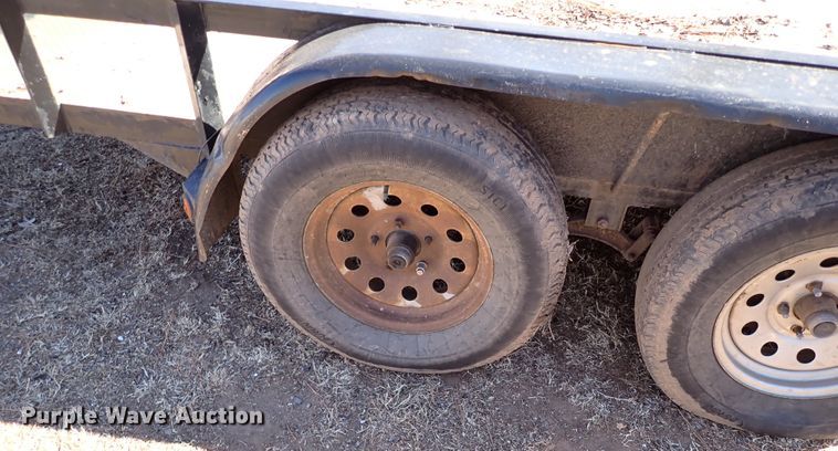 image for item IS9379 Shop built utility trailer