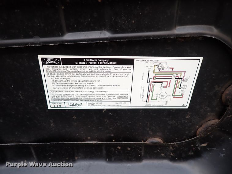 image for item IS9437 1993 Ford Bronco  SUV