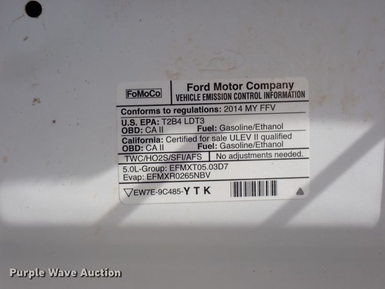 image for item IS9443 2014 Ford F150  SuperCab pickup truck