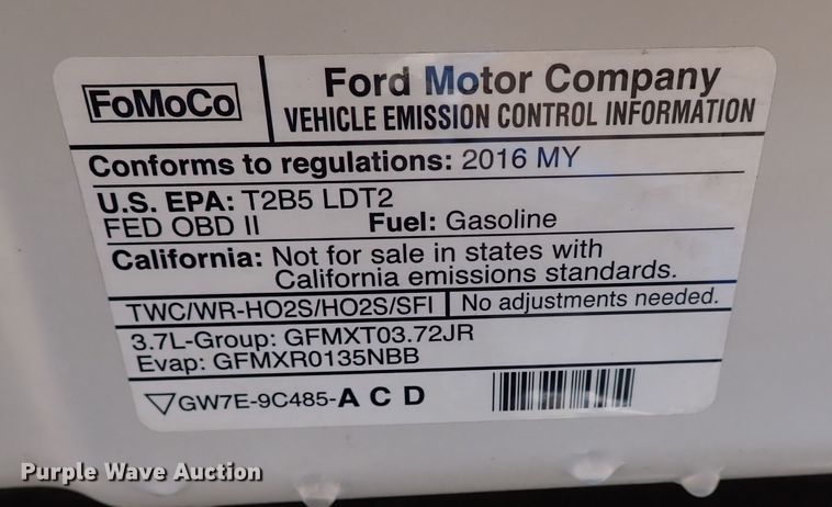 image for item IS9464 2016 Lincoln MKX  SUV