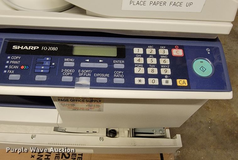 image for item JE9862 (4) Sharp printers