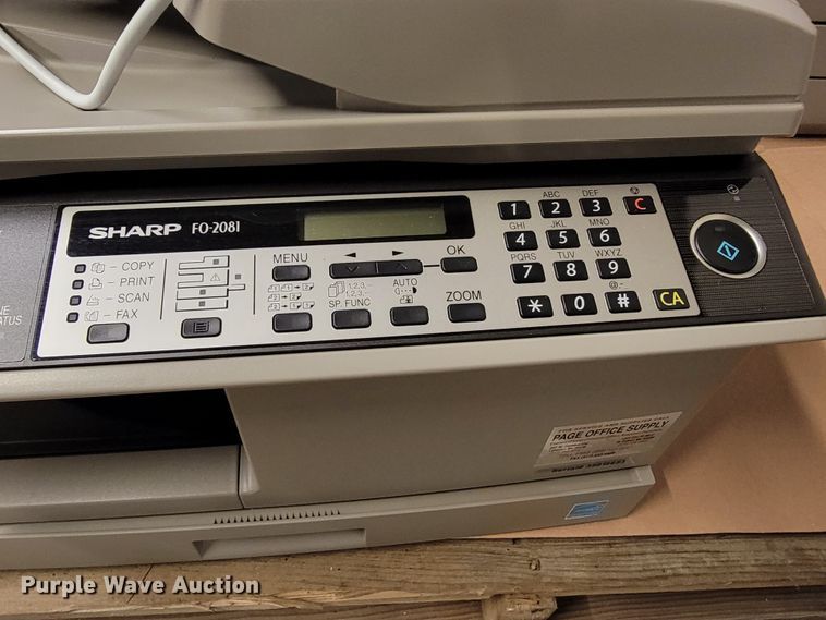 image for item JE9863 (3) Sharp printers