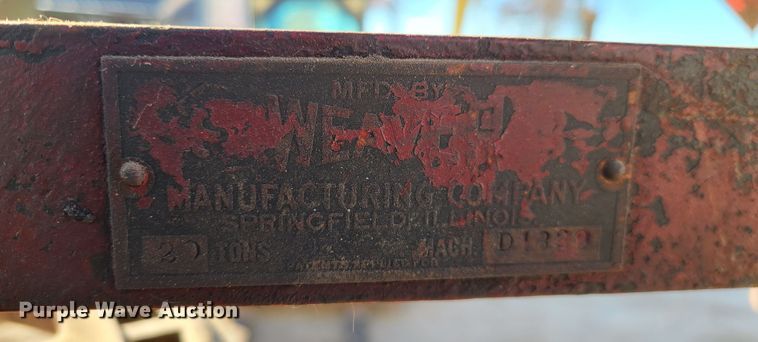 image for item JG9261 Weaver  20 ton press