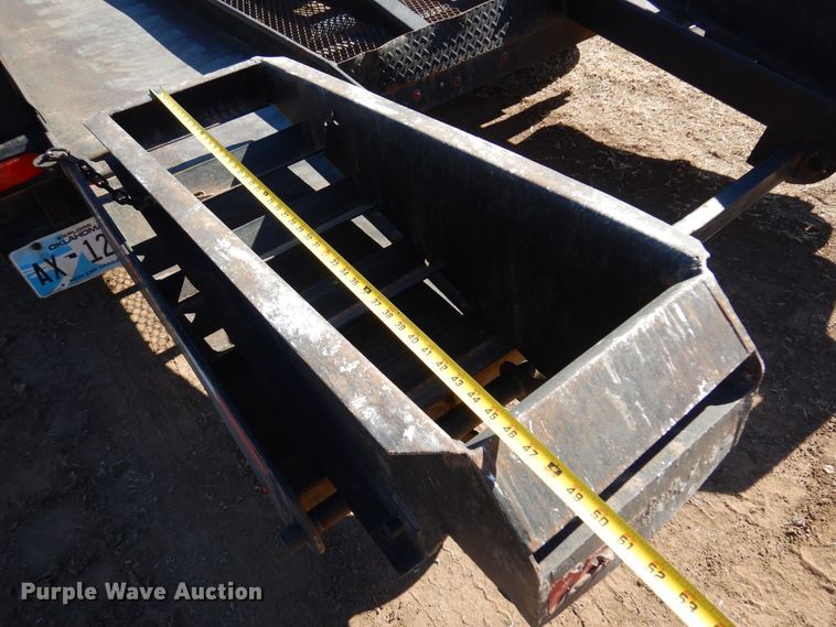 image for item JJ9675 1995 Belshe Industries  equipment trailer