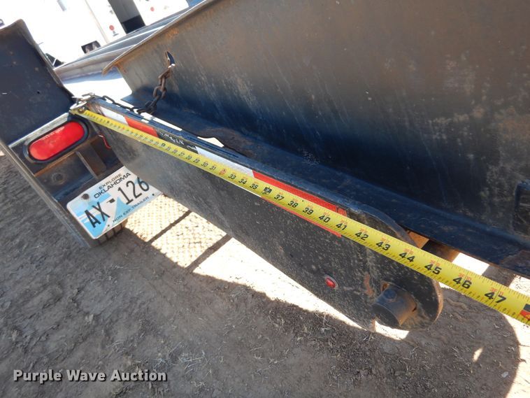 image for item JJ9675 1995 Belshe Industries  equipment trailer