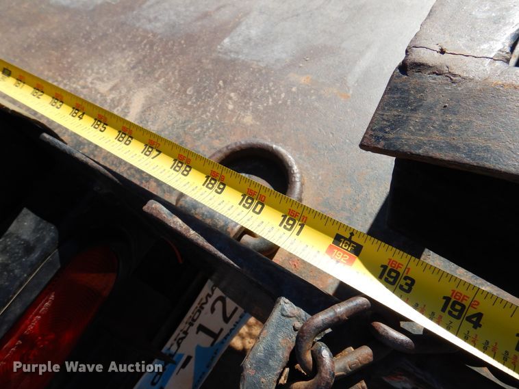 image for item JJ9675 1995 Belshe Industries  equipment trailer