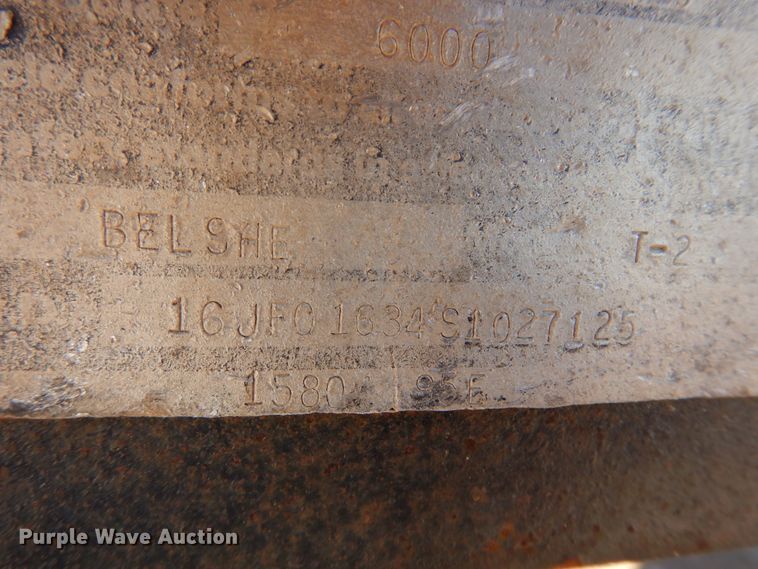 image for item JJ9675 1995 Belshe Industries  equipment trailer