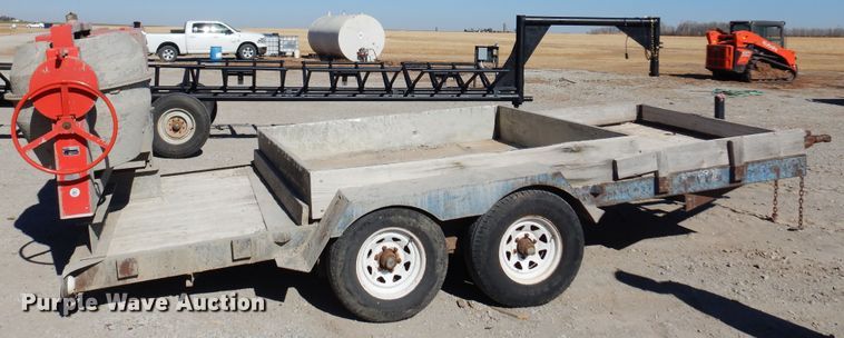image for item JJ9677 1985 Holden  utility trailer with cement mixer