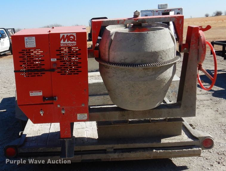 image for item JJ9677 1985 Holden  utility trailer with cement mixer