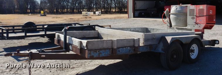 image for item JJ9677 1985 Holden  utility trailer with cement mixer