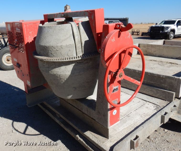 image for item JJ9677 1985 Holden  utility trailer with cement mixer