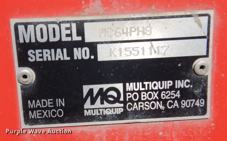 image for item JJ9677 1985 Holden  utility trailer with cement mixer