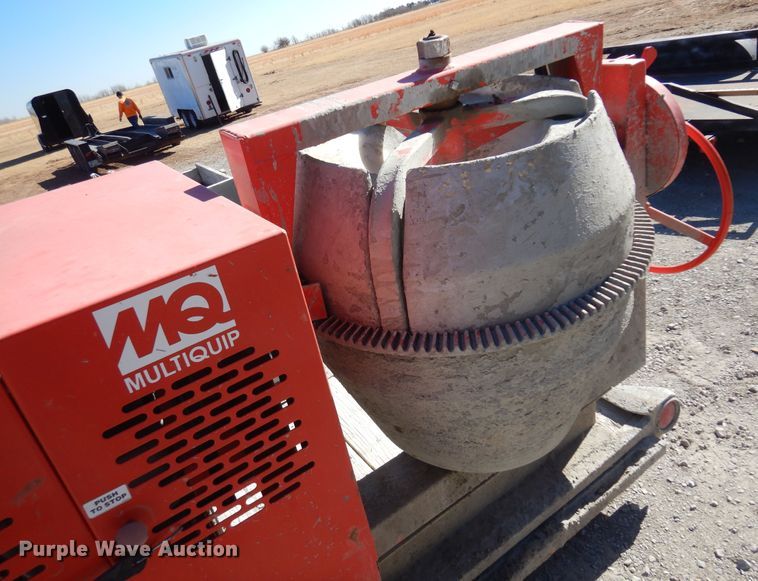 image for item JJ9677 1985 Holden  utility trailer with cement mixer