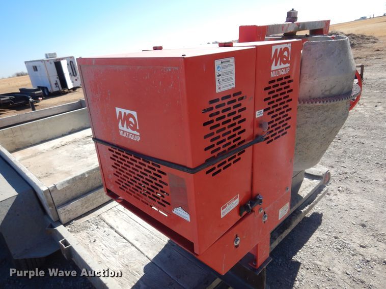 image for item JJ9677 1985 Holden  utility trailer with cement mixer