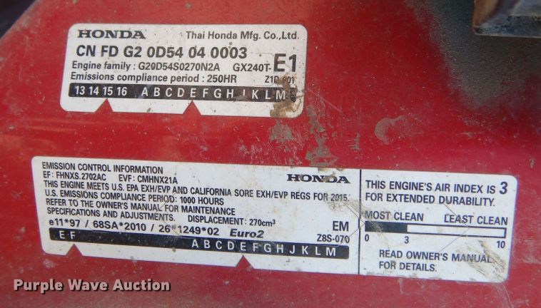 image for item JJ9677 1985 Holden  utility trailer with cement mixer