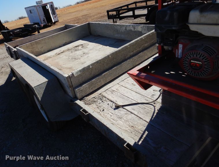 image for item JJ9677 1985 Holden  utility trailer with cement mixer