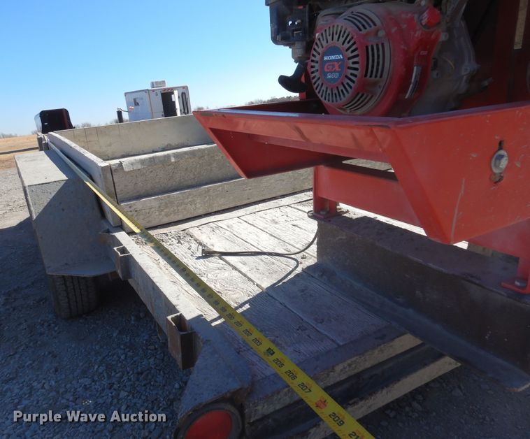 image for item JJ9677 1985 Holden  utility trailer with cement mixer