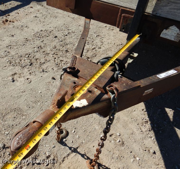 image for item JJ9677 1985 Holden  utility trailer with cement mixer