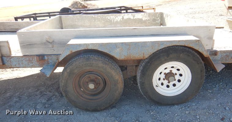 image for item JJ9677 1985 Holden  utility trailer with cement mixer