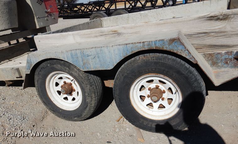 image for item JJ9677 1985 Holden  utility trailer with cement mixer