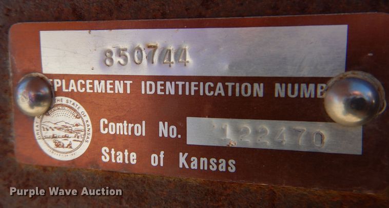 image for item JJ9677 1985 Holden  utility trailer with cement mixer