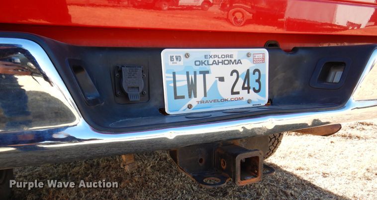 image for item JJ9686 2005 Dodge Ram 1500  pickup truck