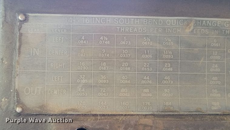 image for item JP9021 South Bend  lathe