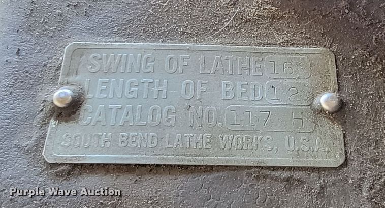 image for item JP9021 South Bend  lathe
