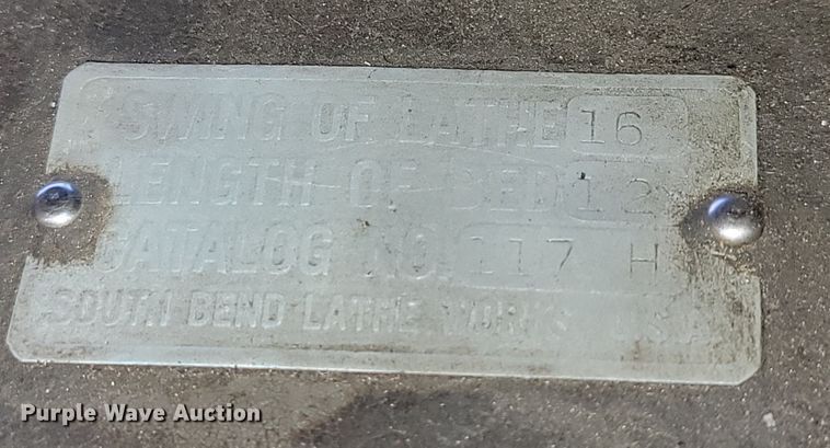 image for item JP9021 South Bend  lathe