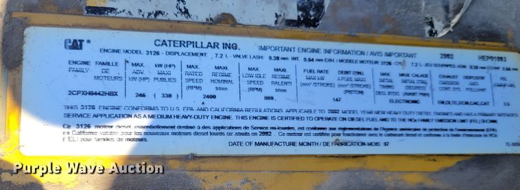 image for item KH9763 2003 Freightliner FL70  box truck