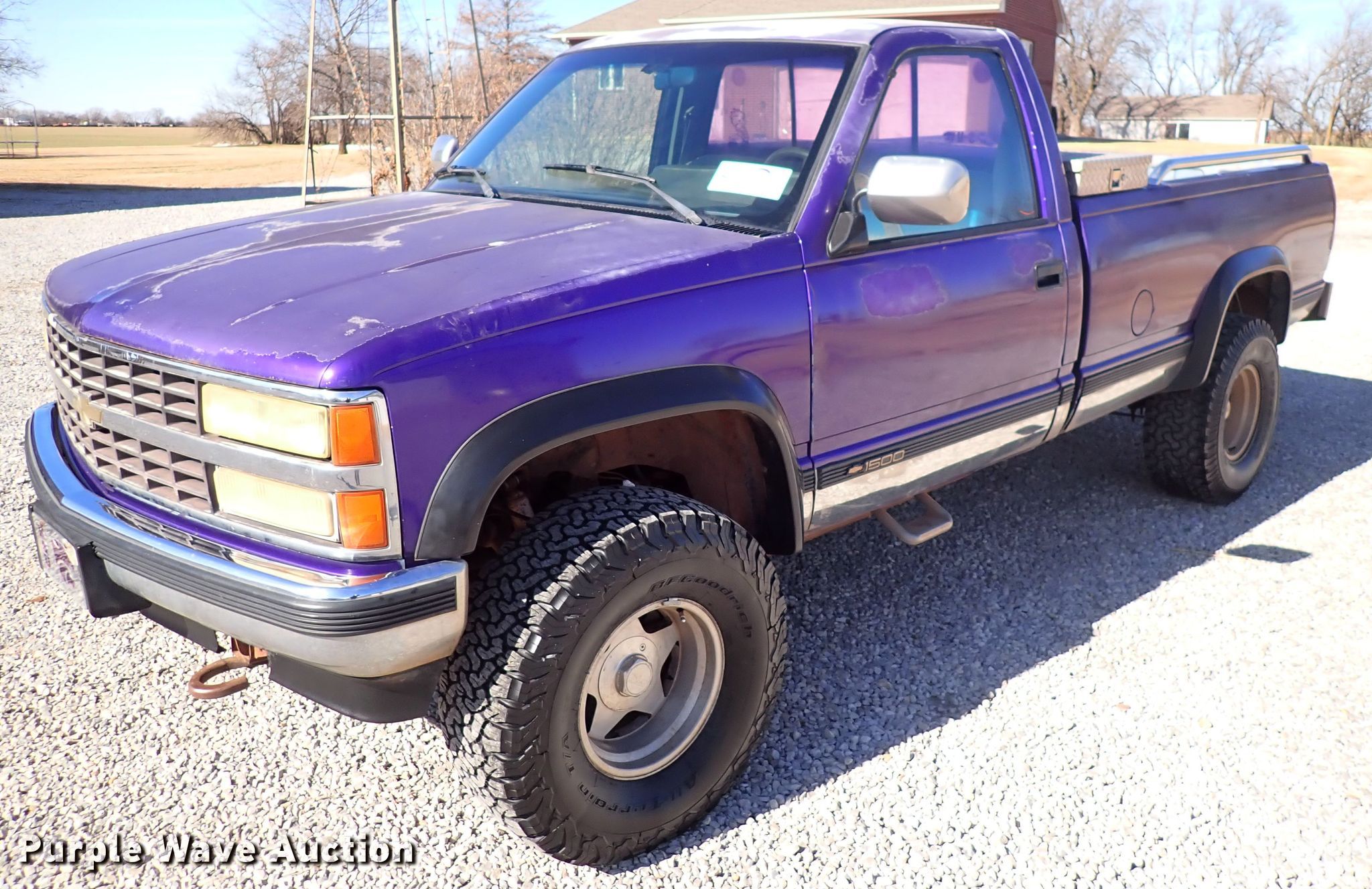 1990 Chevrolet K1500 pickup truck in Norwich, KS | Item DC4114 sold |  Purple Wave