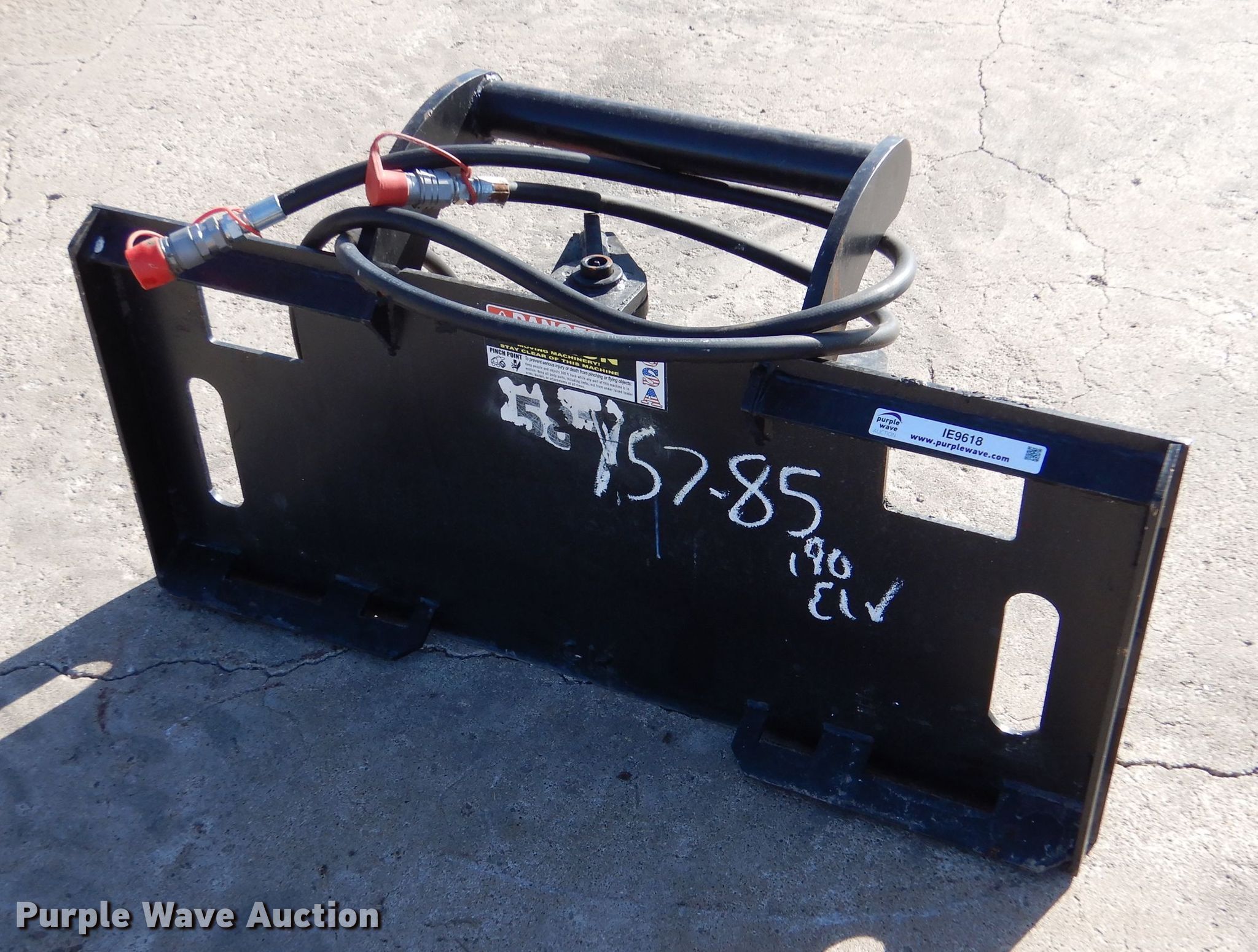 AllStar skid steer tree/post puller in Palco, KS Item IE9618 sold