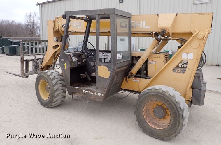 image for item DC4139 1996 Gehl 553  telehandler