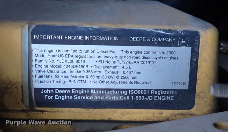 image for item DC4145 Sulair 185  air compressor