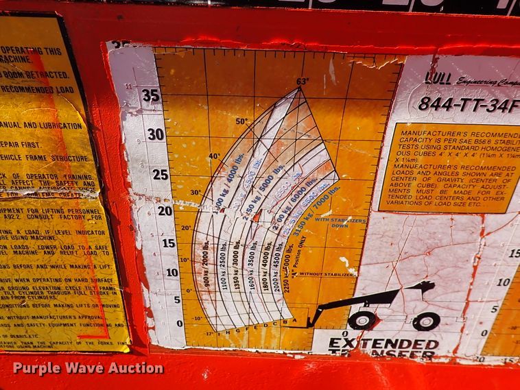 image for item DC4151 Lull 844TT-34 Highlander  telehandler