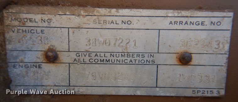 image for item DE7509 1982 Caterpillar 613B  elevating scraper