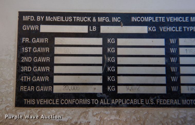 image for item DH8185 2001 Sterling LT8500  ready mix truck