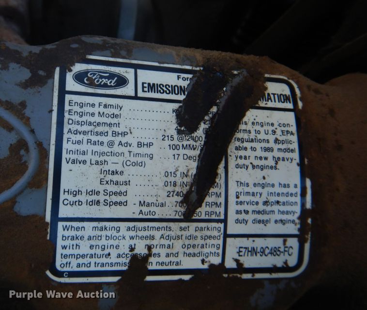 image for item DH8189 1989 Ford L8000  ready mix truck