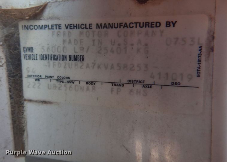 image for item DH8189 1989 Ford L8000  ready mix truck