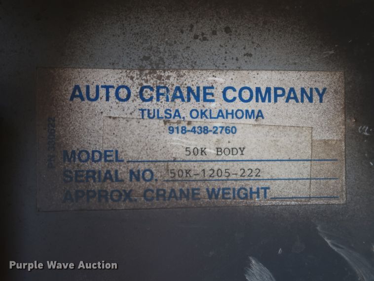 image for item DK3554 Autocrane  service bed