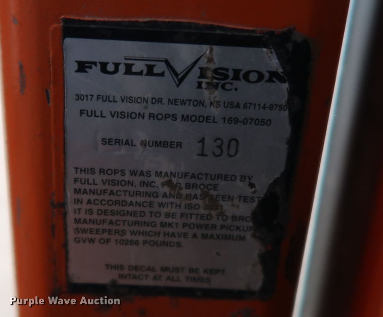 image for item DK3557 2008 Broce MK1  broom