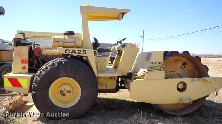 image for item DK3562 Dynapac CA25PD  single drum vibratory roller