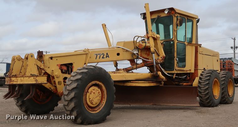 image for item DK3565 1985 John Deere 772A  motor grader